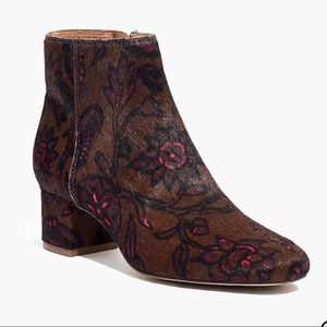 The Margot Boot in Floral Calf Hair